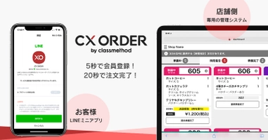 「5秒で会員登録、20秒で注文完了」の実現にLINEミニアプリを導入。モバイルオーダーシステム「CX ORDER」の開発事例